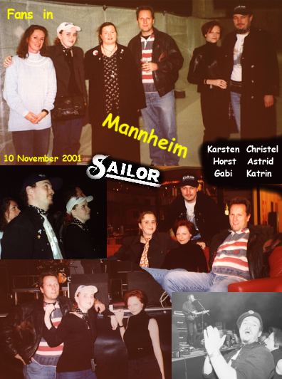 SAILOR fans in Mannheim