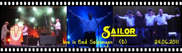 Click here for the new SAILOR concert photos and videos from Bad Salzungen