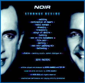 Noir - Strange Desire - back